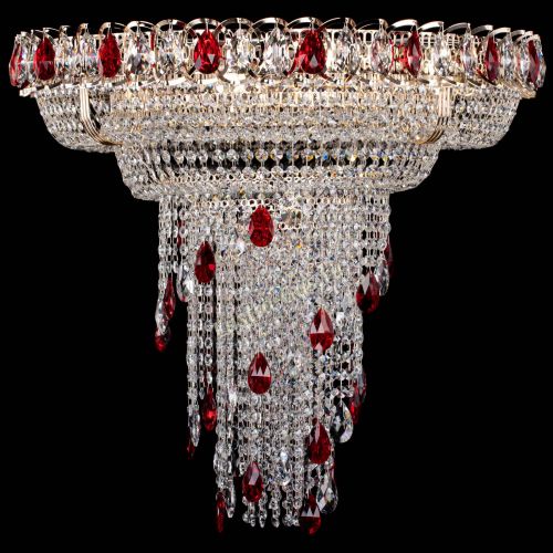 Люстра Кольцо №10 красная в Химках Гусь Хрустальный