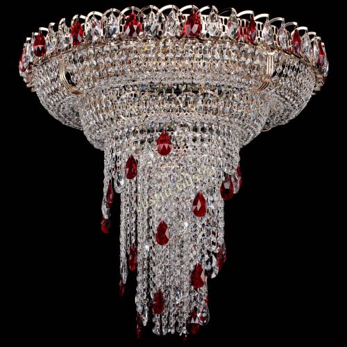 Люстра Кольцо №10 красная в Химках Гусь Хрустальный