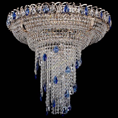 Люстра Кольцо №10 синяя в Химках Гусь Хрустальный