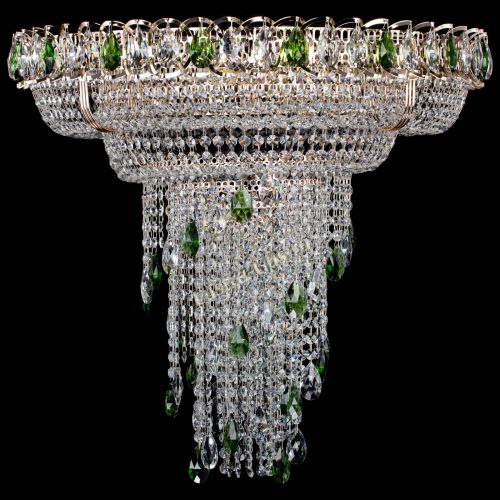 Люстра Кольцо №10 зеленая в Химках Гусь Хрустальный