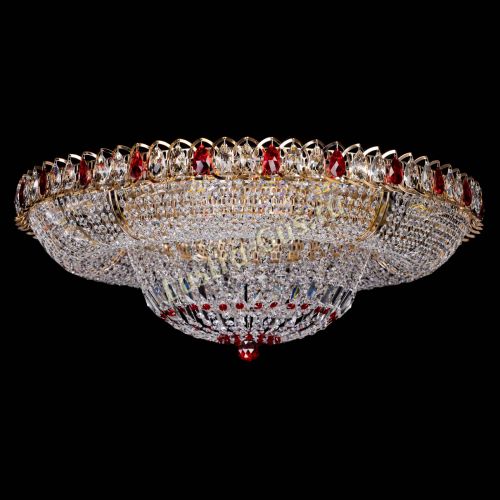 Люстра Кольцо Классика красное 800 мм  в Химках Гусь Хрустальный
