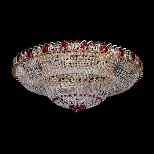 Люстра Кольцо Классика красное 800 мм  в Химках Гусь Хрустальный