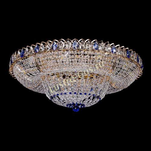 Люстра Кольцо Классика синее 800 мм  в Химках Гусь Хрустальный