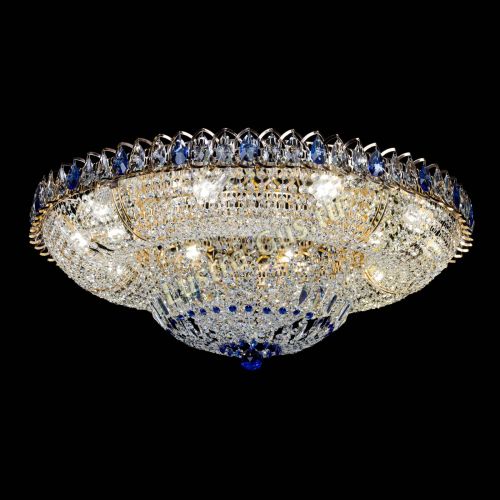 Люстра Кольцо Классика синее 800 мм  в Химках Гусь Хрустальный