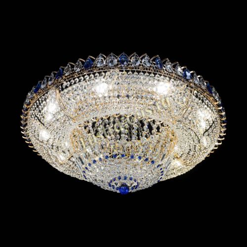 Люстра Кольцо Классика синее 800 мм  в Химках Гусь Хрустальный