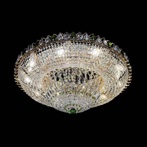 Люстра Кольцо Классика зеленое 800 мм  в Химках Гусь Хрустальный