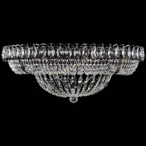 Люстра Кольцо Классика №8 Черная в Химках Гусь Хрустальный