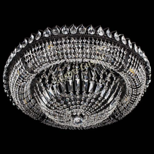 Люстра Кольцо Классика №8 Черная в Химках Гусь Хрустальный