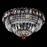 Люстра Кольцо Классика Черная с чайными подвесками в Химках