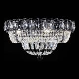 Люстра Кольцо Классика Черная с черными подвесками в Химках