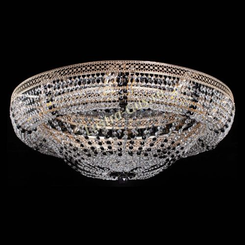 Люстра Кольцо Классика Венеция черная в Химках Гусь Хрустальный