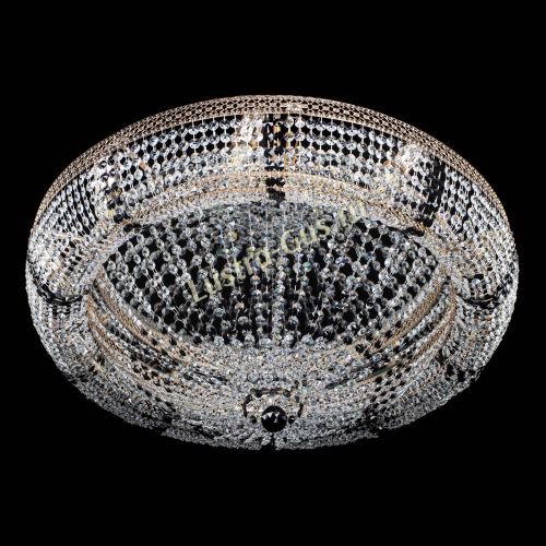 Люстра Кольцо Классика Венеция черная в Химках Гусь Хрустальный