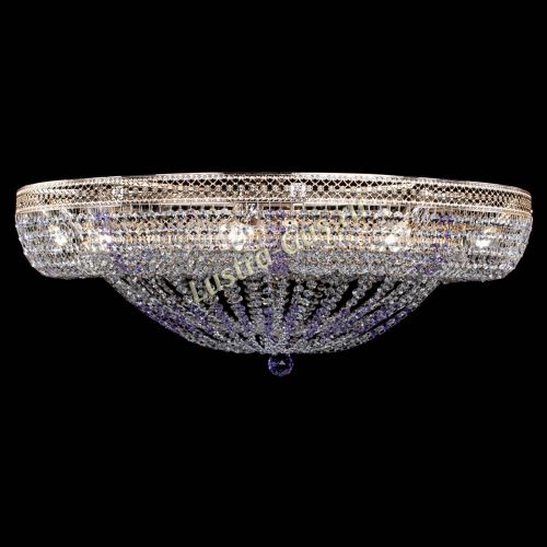 Люстра Кольцо Классика Венеция фиолетовая в Химках Гусь Хрустальный