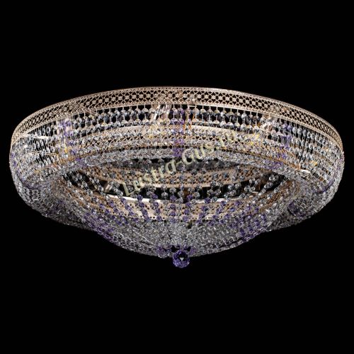 Люстра Кольцо Классика Венеция фиолетовая в Химках Гусь Хрустальный