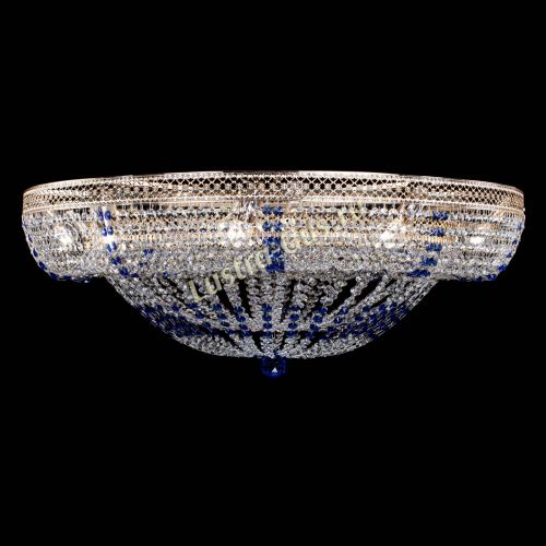 Люстра Кольцо Классика Венеция синяя в Химках Гусь Хрустальный