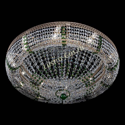 Люстра Кольцо Классика Венеция зеленая в Химках Гусь Хрустальный