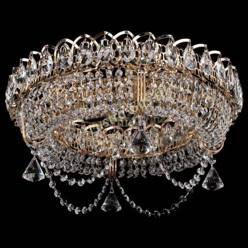 Люстра Кольцо Ожерелье конус в Химках Гусь Хрустальный