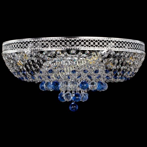 Люстра Кольцо Венеция №44 синяя в Химках Гусь Хрустальный