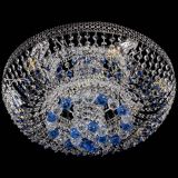 Люстра Кольцо Венеция №44 синяя в Химках