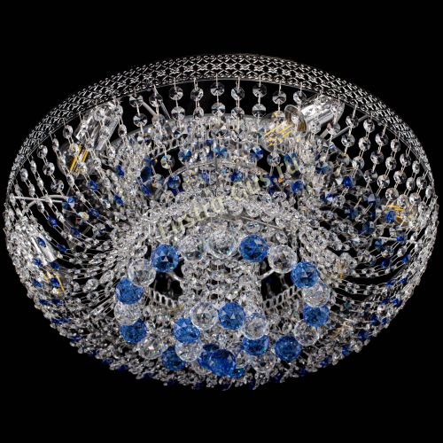 Люстра Кольцо Венеция №44 синяя в Химках Гусь Хрустальный