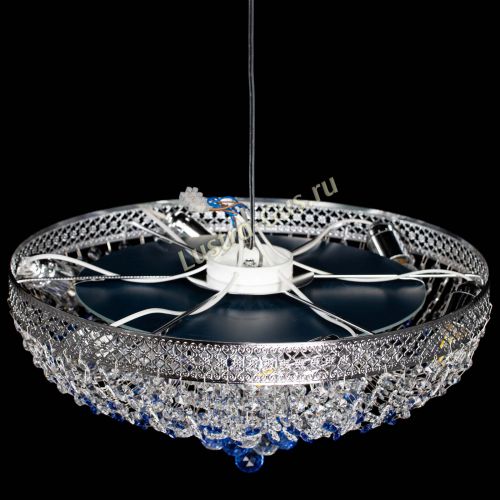 Люстра Кольцо Венеция №44 синяя в Химках Гусь Хрустальный