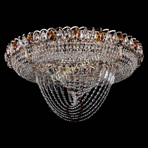 Люстра Кольцо Водоворот №8 чайная в Химках Гусь Хрустальный