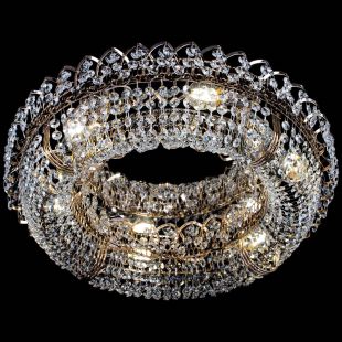 Люстра хрустальная Кольцо оптикон