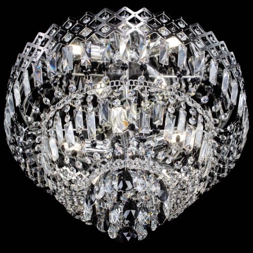 Люстра Корона №5 черная в Химках Гусь Хрустальный