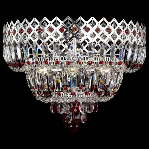 Люстра Корона №5 красная в Химках Гусь Хрустальный