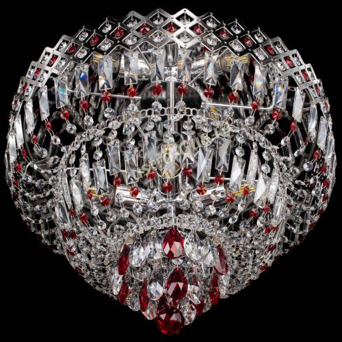 Люстра Корона №5 красная в Химках Гусь Хрустальный