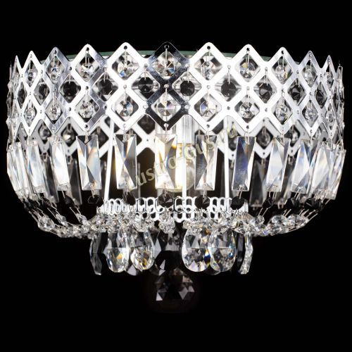 Люстра Корона пластинка №1 черная в Химках Гусь Хрустальный