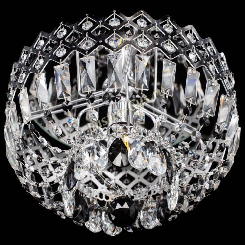 Люстра Корона пластинка №1 черная в Химках Гусь Хрустальный