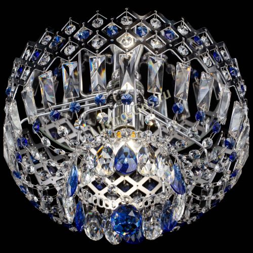 Люстра Корона пластинка №1 синяя в Химках Гусь Хрустальный
