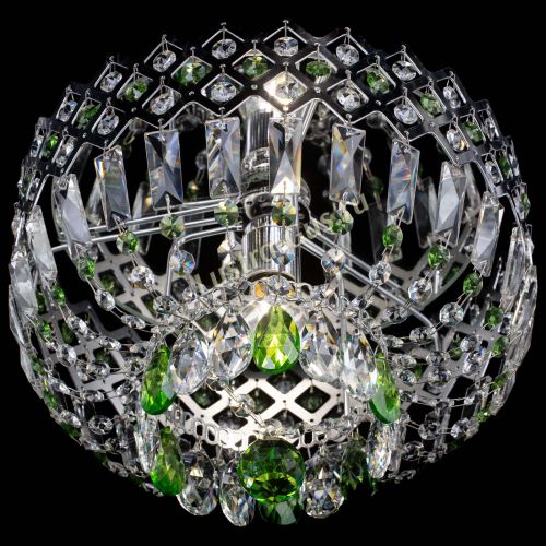 Люстра Корона пластинка №1 зеленая в Химках Гусь Хрустальный