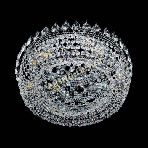 Люстра Корона Сетка 450 мм в Химках Гусь Хрустальный