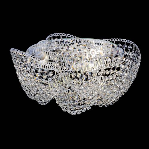 Люстра Космея №3 Белая в Химках Гусь Хрустальный