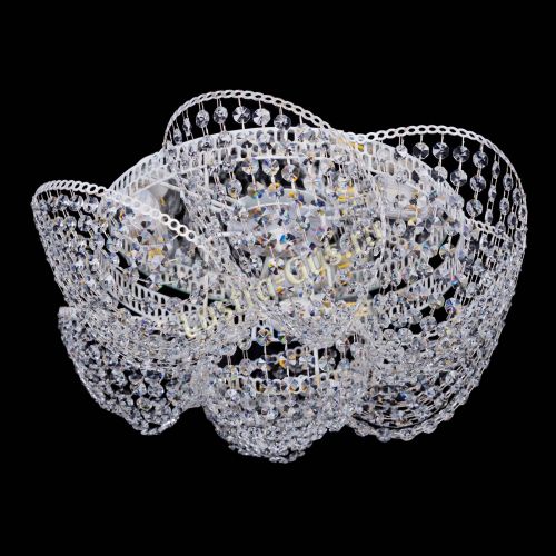 Люстра Космея №3 Белая в Химках Гусь Хрустальный