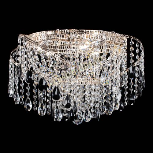 Люстра Космея №4 черная в Химках Гусь Хрустальный