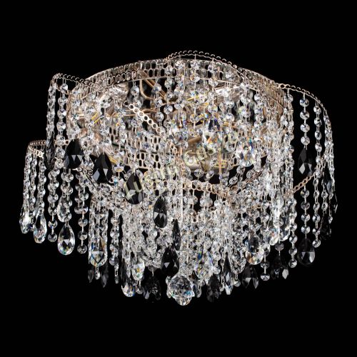 Люстра Космея №4 черная в Химках Гусь Хрустальный