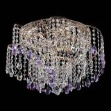 Люстра Космея №4 фиолетовая в Химках