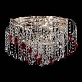 Люстра Космея №4 красная в Химках