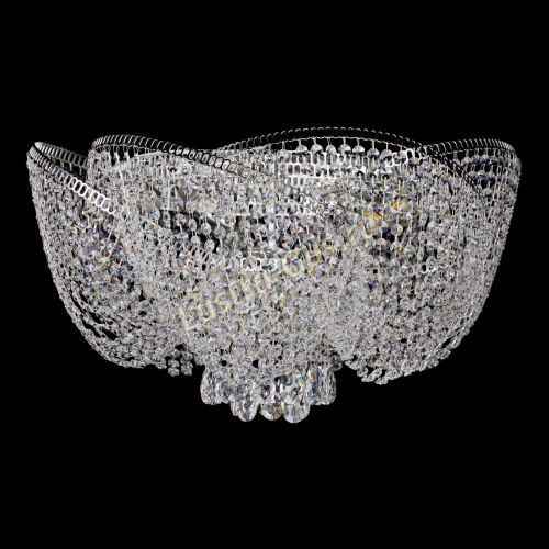 Люстра Космея Бутон большая в Химках Гусь Хрустальный