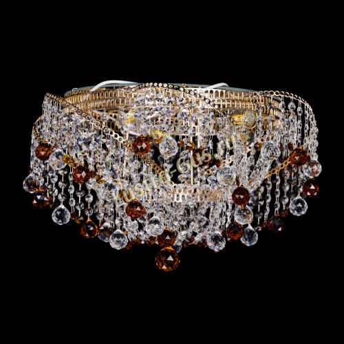 Люстра Космея шар 40 мм чайная в Химках Гусь Хрустальный