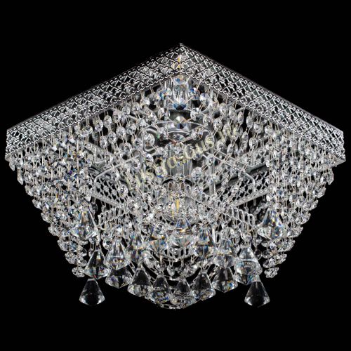 Люстра Квадрат №12 конусы в Химках Гусь Хрустальный