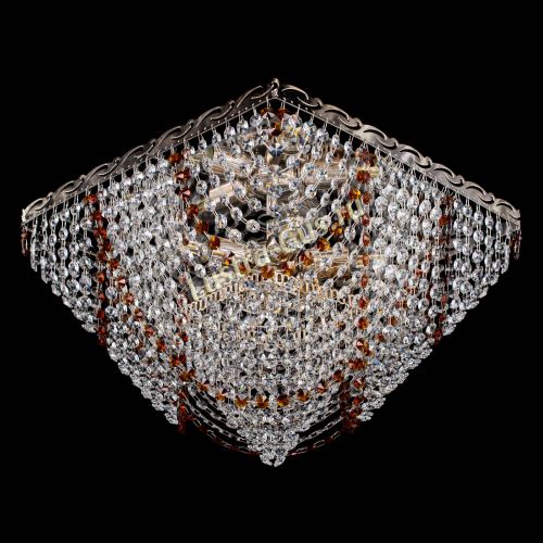 Люстра Квадрат Бриз чайная в Химках Гусь Хрустальный