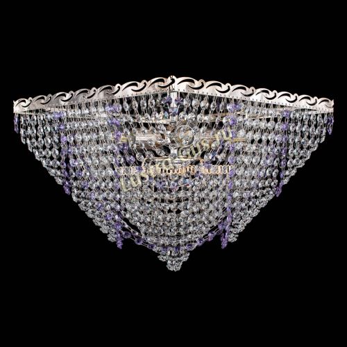 Люстра Квадрат Бриз фиолетовая в Химках Люстра Квадрат Бриз фиолетовая в Химках