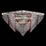 Люстра Квадрат Бриз красная в Химках