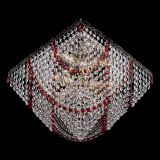 Люстра Квадрат Бриз красная в Химках