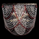 Люстра Квадрат Бриз красная в Химках