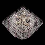 Люстра Квадрат Бриз розовая в Химках